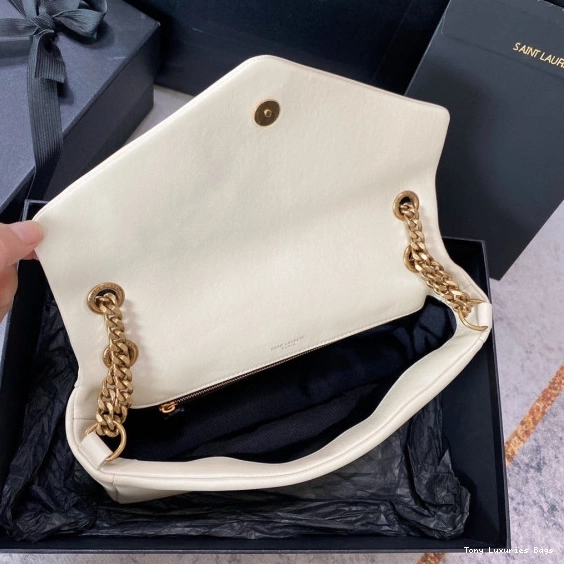Tony Luxuries YSL IN CALYPSO LAMBSKIN PLUNGED 0710